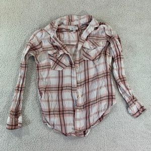 Jessica Simpson XS pink/grey flannel